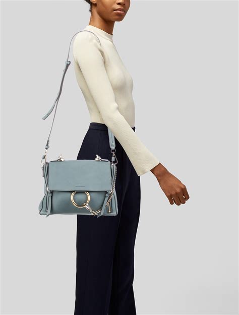 chloe faye day bag blue|chloe faye bag black.